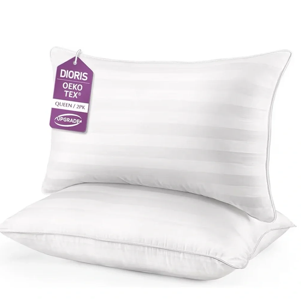 White Microfiber Bed Pillow (brand new)